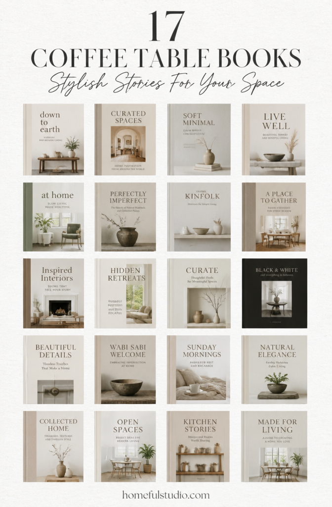 17 Coffee Table Books to Enhance Your Living Room Aesthetic