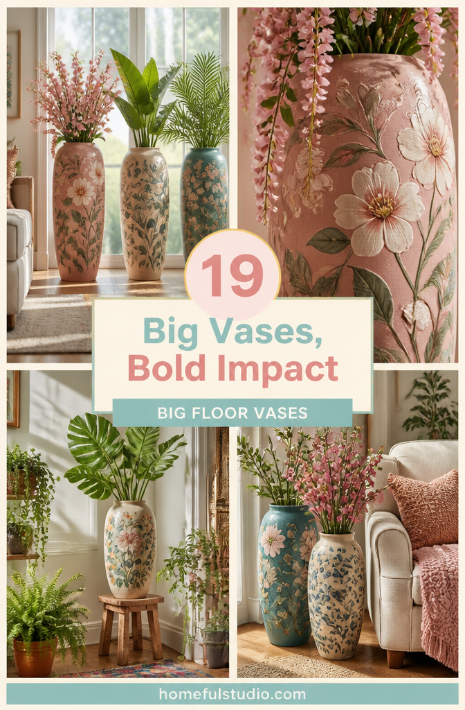 19 Striking Floor Vases for Bold Home Statement