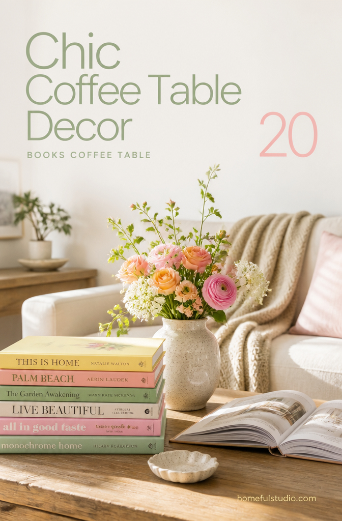 20 Books for Stylish Coffee Table Decor Ideas